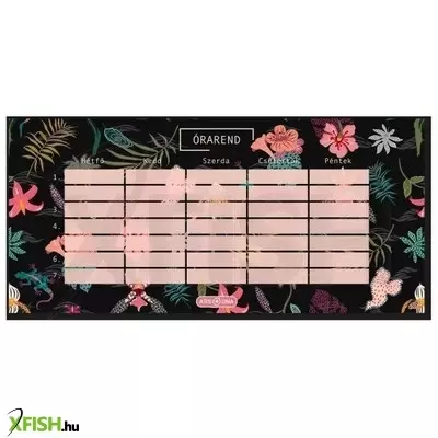 Tahiti: Egylapos órarend