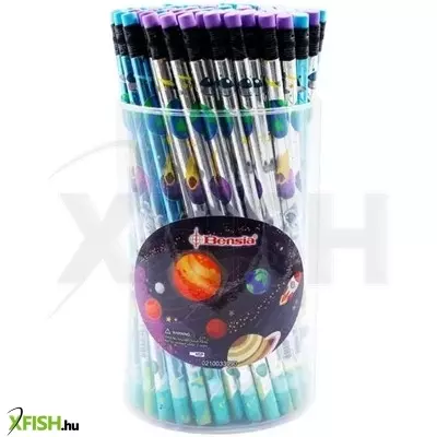Bensia: Űr mintás grafitceruza - radíros, többféle