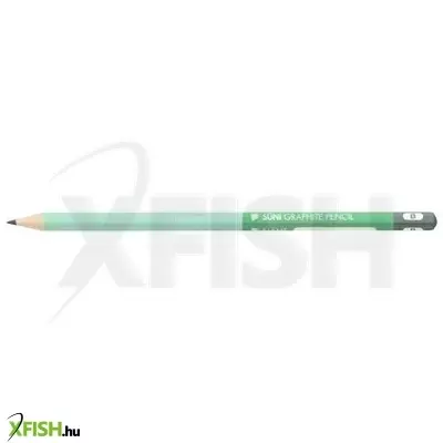 ICO Süni: Háromszögletú grafitceruza - B, olívazöld