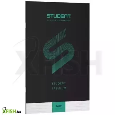 Ico Student: Black prémium vonalas füzet - A4, többféle