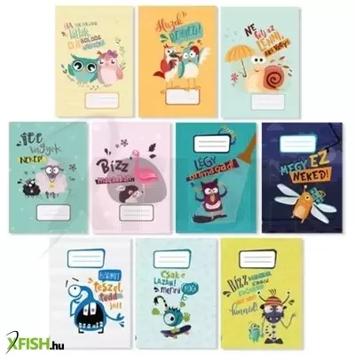 Monsters: Vonalas füzet - 1. osztályos, 14-32, többféle