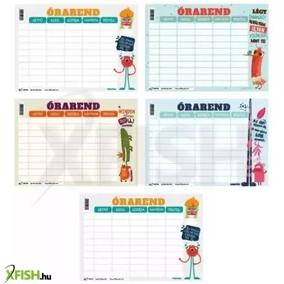 Monsters: Órarend - többféle