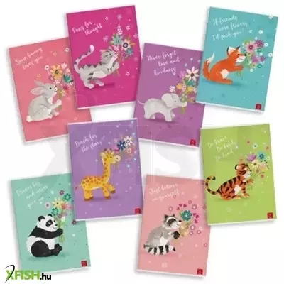 Pigna: Cutesie négyzetrácsos füzet - A4, többféle