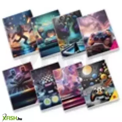 Pigna: Electronic Games vonalas füzet - A4, többféle