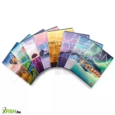 Pigna: Landscape négyzetrácsos füzet - A4, többféle