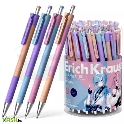 ErichKrause: Manga golyóstoll - 0.7 mm, kék tintával, többféle
