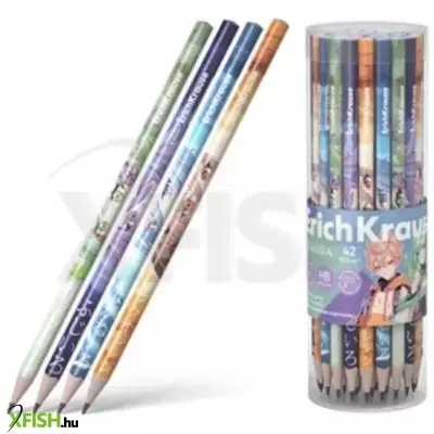 ErichKrause: Manga mintás grafitceruza - HB, háromszögletű, többféle