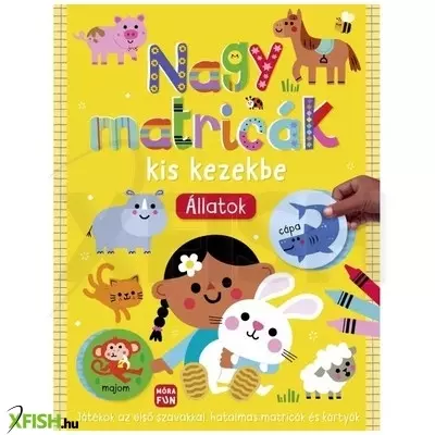 Nagy matricák kis kezekbe foglalkoztató - Állatok