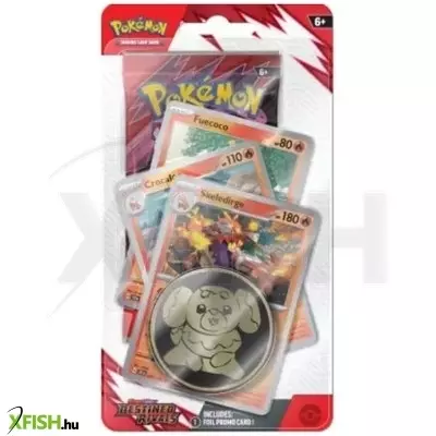 Pokemon - Scarlet & Violet Destined Rivals Premium Checklane Blister: Skeledirge, angol nyelvű
