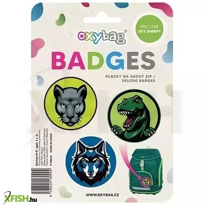 oxybag sherpy: táskadísz - 3 db-os, állatok