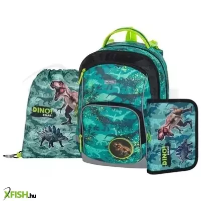 Oxy Go: Dinó mintás iskolatáska szett - 3 részes