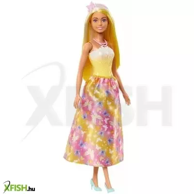 barbie: varázslatos hercegnő baba - aranysárga
