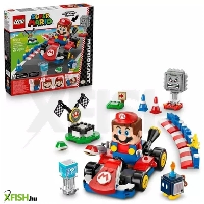 LEGO® Super Mario Mario Kart – Interaktív LEGO® Mario és Standard Kart 72043