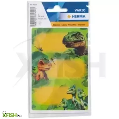 Herma: Dinó mintás füzetcímke - 9 db-os