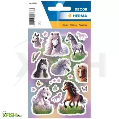 Herma: Ló mintás dekormatrica