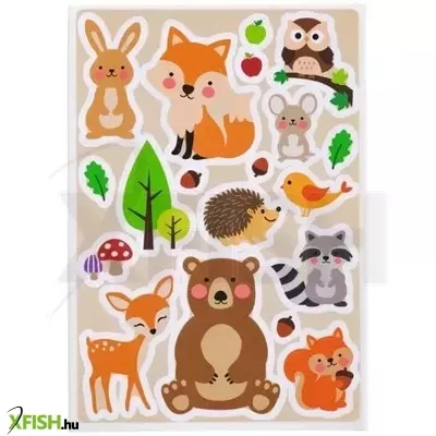 Herma: Erdei állat mintás matrica