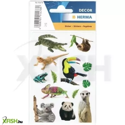 Herma: Egzotikus állat mintás matrica