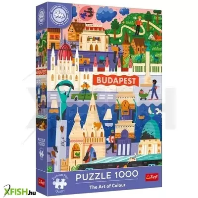 Trefl Premium Plus: European Puzzle Championship Budapest - 1000 darabos puzzle