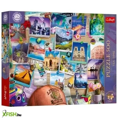 Trefl Premium Plus: European Puzzle Championship Utazás - 500 darabos puzzle