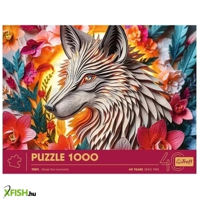 Trefl: 40. születésnap, Paper Art: Farkas puzzle - 1000 darabos