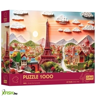 Trefl: 40. születésnap, Párizs puzzle - 1000 darabos