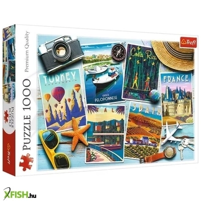 Trefl: Utazás puzzle - 1000 darabos