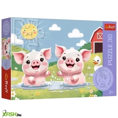 Trefl: Malacok a farmon puzzle - 30 darabos