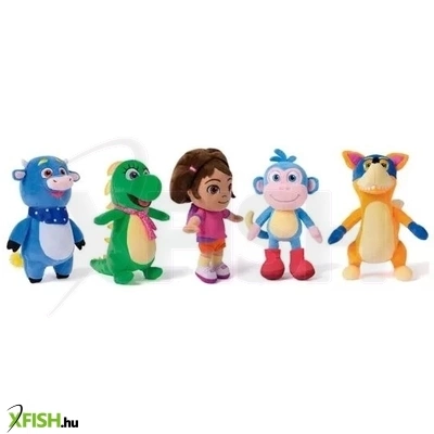 Dóra, a felfedező: Plüss figura, 20 cm - többféle