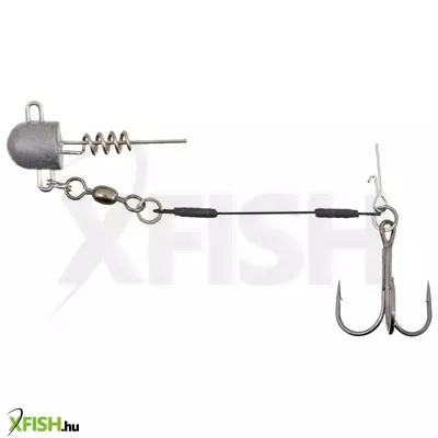 Konger Swimbait System Single Stinger Rablóhalas Előkötött Horog 9cm 10g 1.0-ás 27kg 1db/csomag