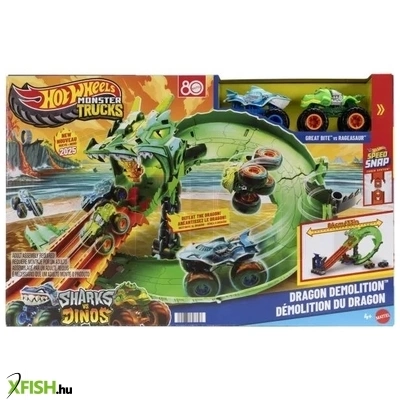 Hot Wheels: Monster Trucks Sárkányfutam pályaszett