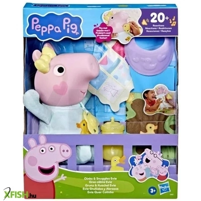 Peppa Malac: röfögő és gügyögő Evie plüss