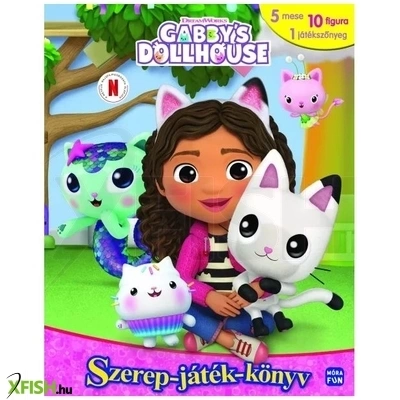 gabi babaháza: szerep-játék-könyv minifigurákkal