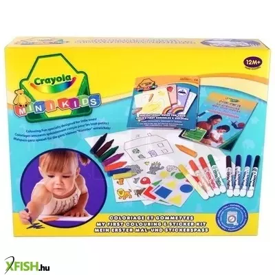 Crayola Mini Kids: Színező és matricázó készlet
