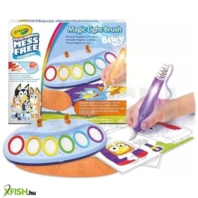 Crayola: Color Wonder Varázs festőkészlet világító ecsettel - Bluey
