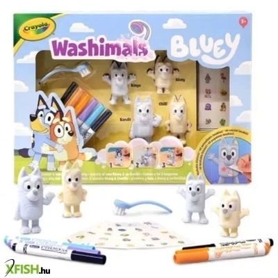 Crayola Washimals: Matrica készlet - Bluey