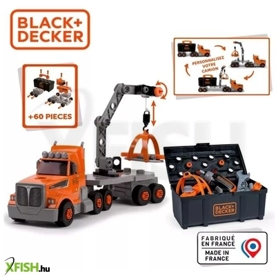 Smoby: Black and Decker összeépíthető kamion