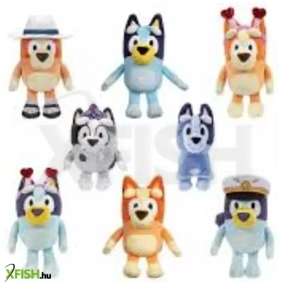 Bluey: Plüssfigura - 15-23 cm, többféle