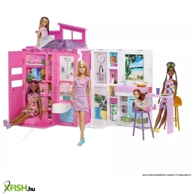 Barbie: Összecsukható babaház babával