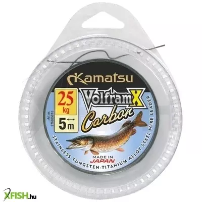 Kamatsu Volfram X Carbon Előkezsinór 5 m 10 Kg