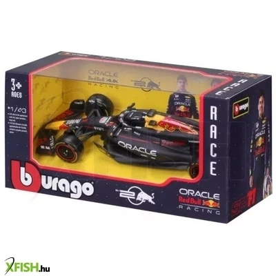 bburago f1 versenyautó - red bull racing rb20, 1:43