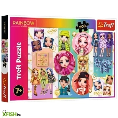 Trefl: Rainbow High - 200 darabos puzzle