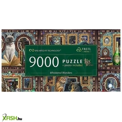 Trefl: Bajuszos Csodák - 9000 darabos puzzle
