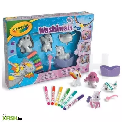 Crayola washimals állatkornis játékszett