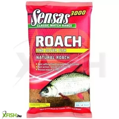 Sensas 3000 Super Roach Fine Etetőnyag Bodorkázáshoz 1 Kg