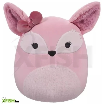 Squishmallows 30 cm - Miracle a rózsaszín sivatagi róka, masnival