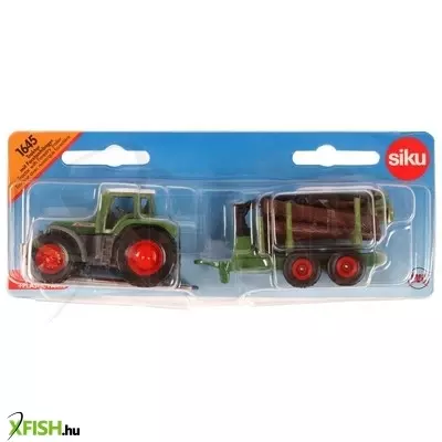 Siku claas traktor rönkszállító utánfutóval 187 - 1645
