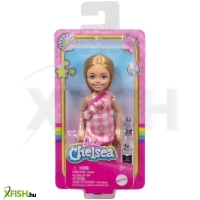 Barbie Chelsea Club: Szőke hajú kislány, rózsaszín ruhában