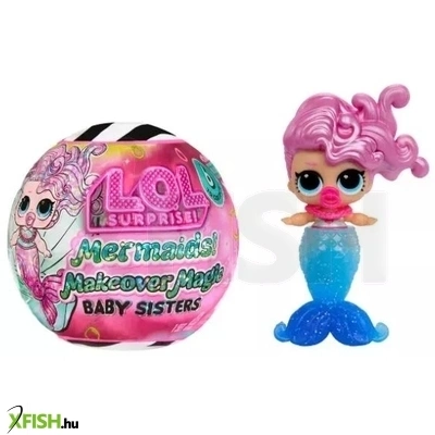 L.O.L. Surprise: Makeover Magic Sellő bébi - színváltós