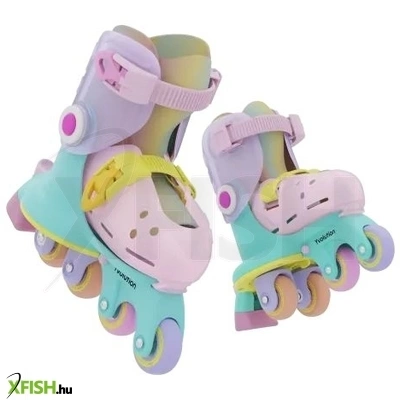 Yvolution: Twista állítható görkorcsolya - szivárvány, 23-28