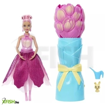 Barbie: Reveal Virágvarázs Meglepetés baba - Tulipán